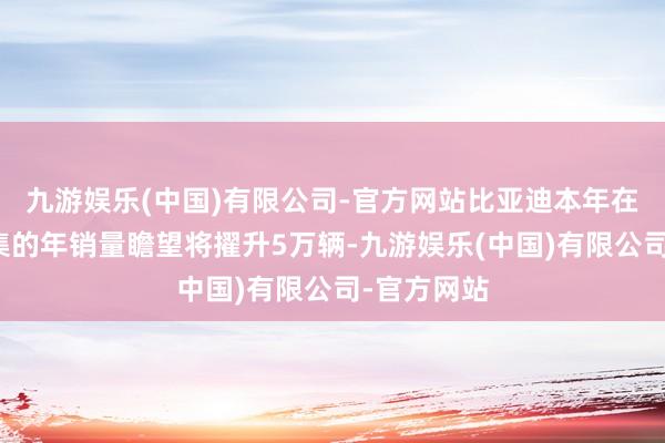 九游娱乐(中国)有限公司-官方网站比亚迪本年在墨西哥市集的年销量瞻望将擢升5万辆-九游娱乐(中国)有限公司-官方网站